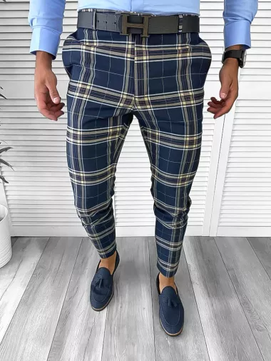 Pantaloni barbati eleganti B1742 Z35-4